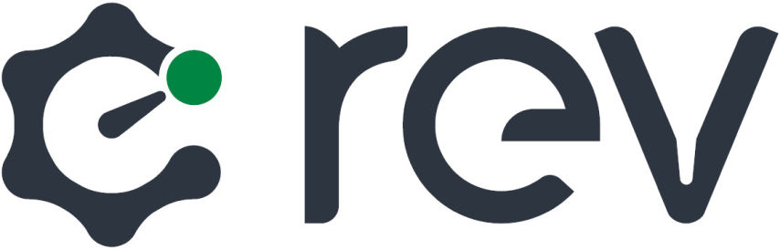 Rev company logo - AI-powered customer identification and prioritization platform