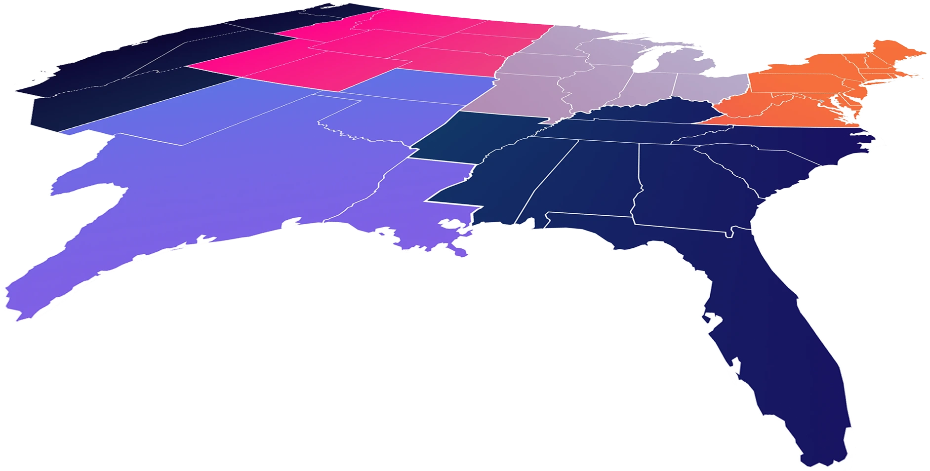 Interactive world map illustrating BoogieBoards rapidly expanding growth with animated location pins showing new clients being onboarded weekly thanks to our referral program